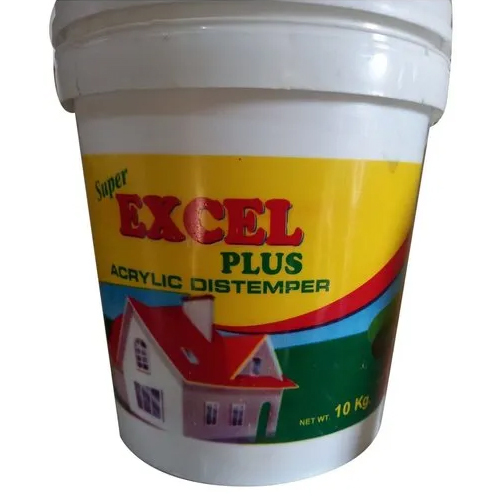 Liquid 10Kg Wall Acrylic Distemper Paint