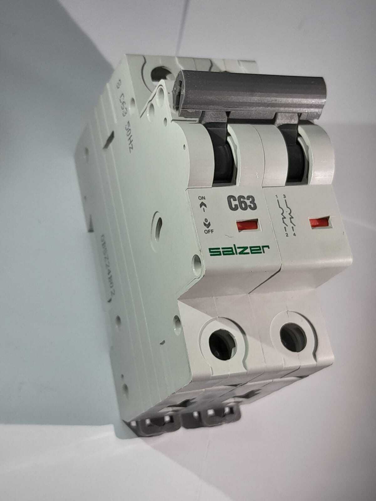 Mcb - 63a 2pole Mxdpc630 | High Grade Flame Retardant Material, Ip 20 Protection, 10 Ka Short Circuit Breaking Capacity, Silver Graphite Contacts