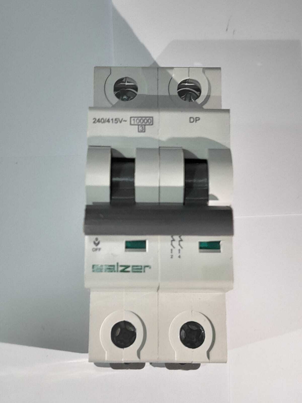 Mcb - 63a 2pole Mxdpc630 | High Grade Flame Retardant Material, Ip 20 Protection, 10 Ka Short Circuit Breaking Capacity, Silver Graphite Contacts