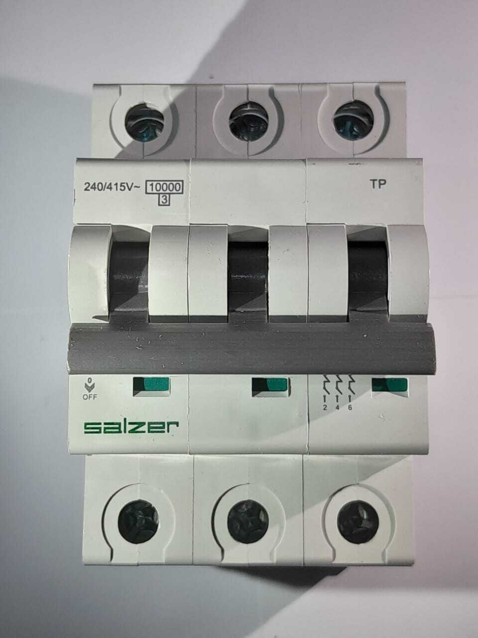 Mcb 16a 3pole Mxtpc160 - Salzer - Color: White