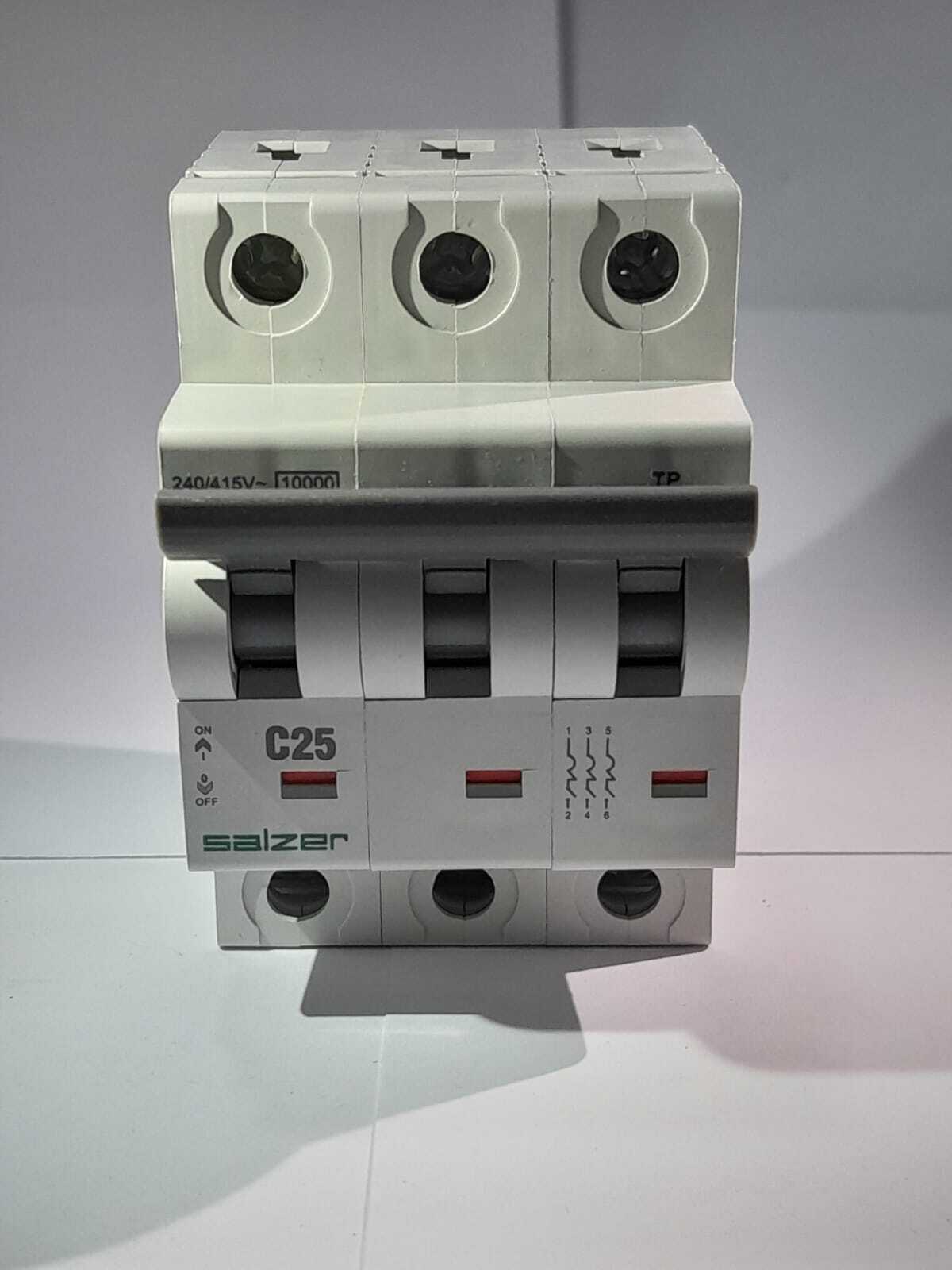Mcb 25a 3pole Mxtpc250 - Salzer