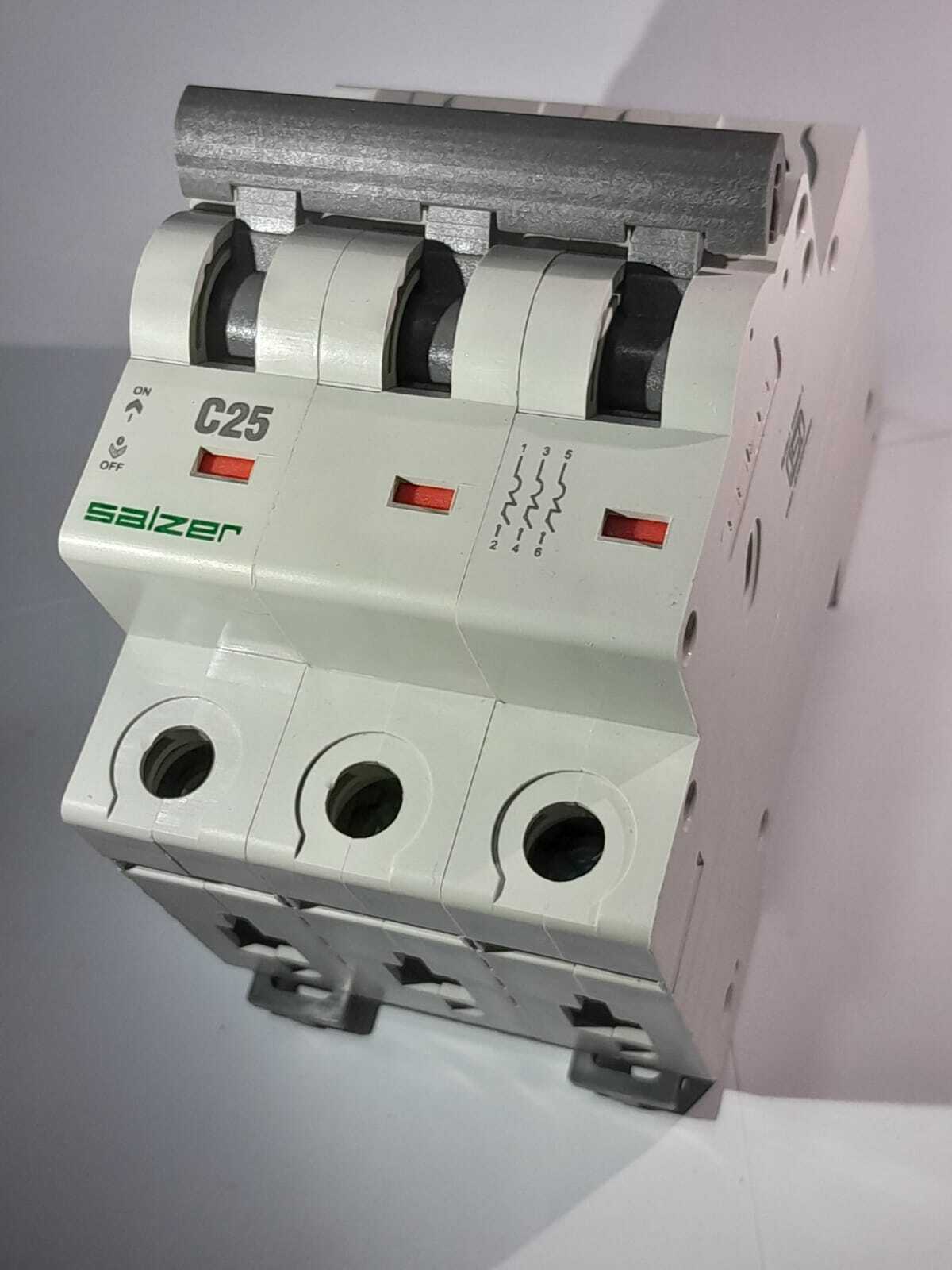 Mcb 25a 3pole Mxtpc250 - Salzer