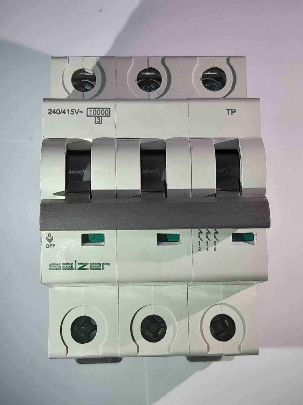 Mcb 63a 3pole Mxtpc630 - Salzer - Color: White