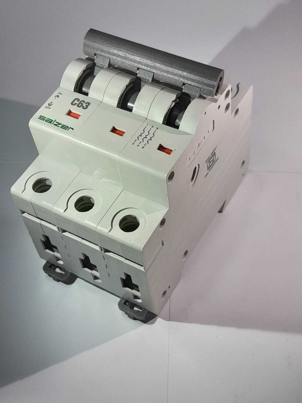 Mcb 63a 3pole Mxtpc630 - Salzer - Color: White