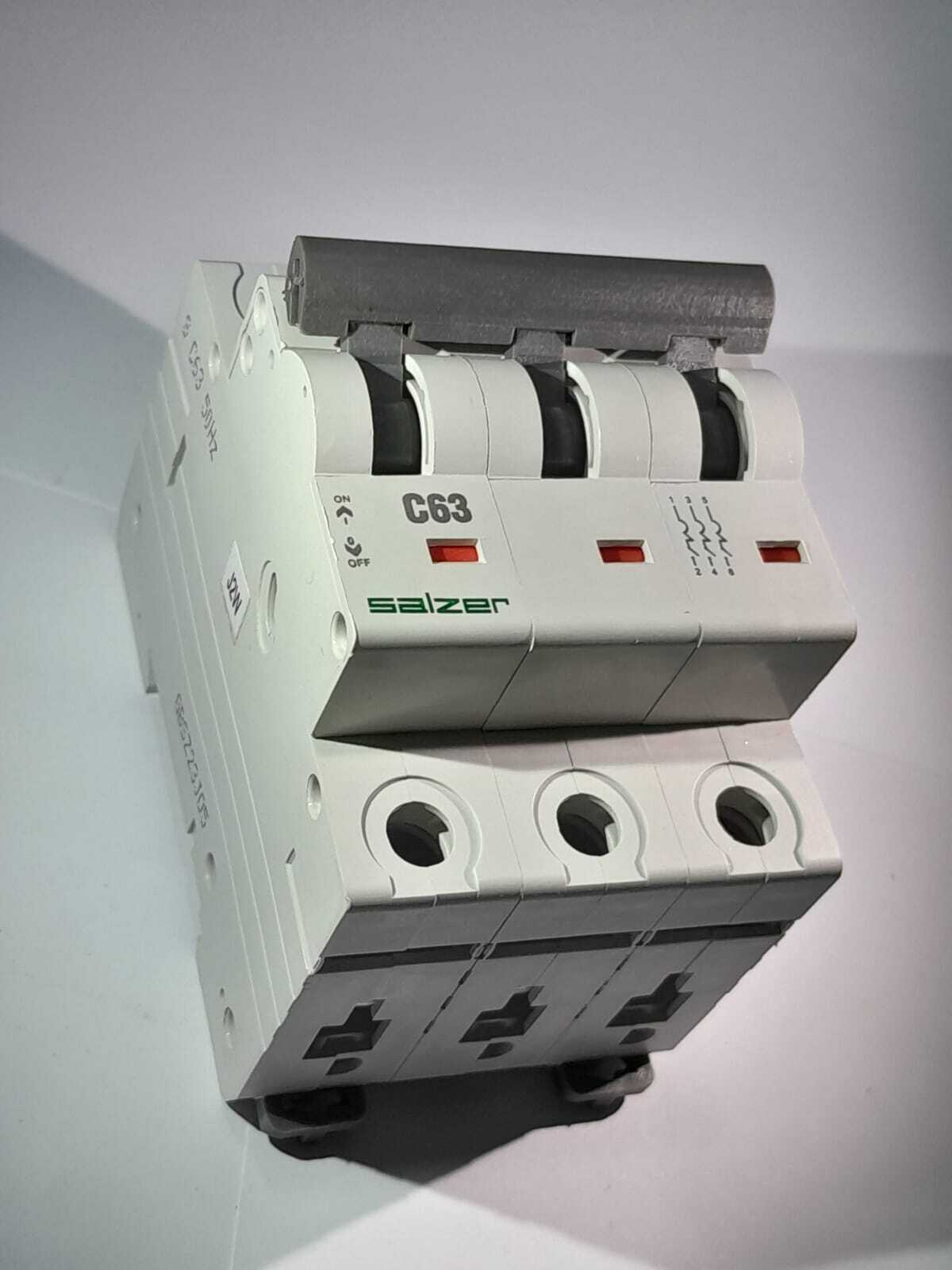 Mcb 63a 3pole Mxtpc630 - Salzer - Color: White