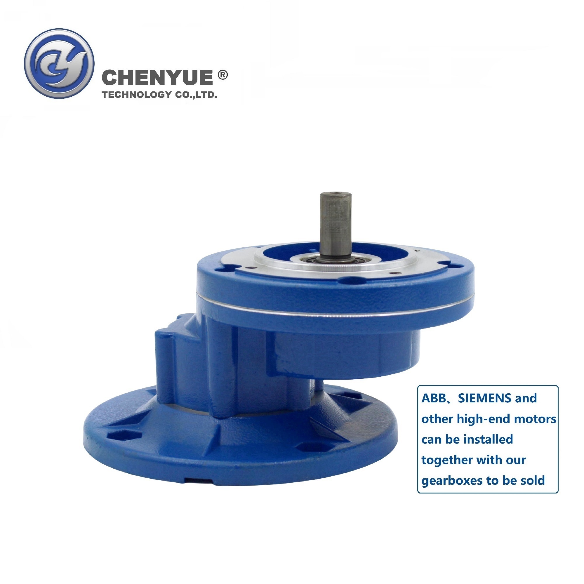 Blue Chenyue High Torque Worm Gearbox Cypc71 Input 14mm Output 14mm Non-integral Speed Ratio From 2:1 To 5:1 Free Maintenance