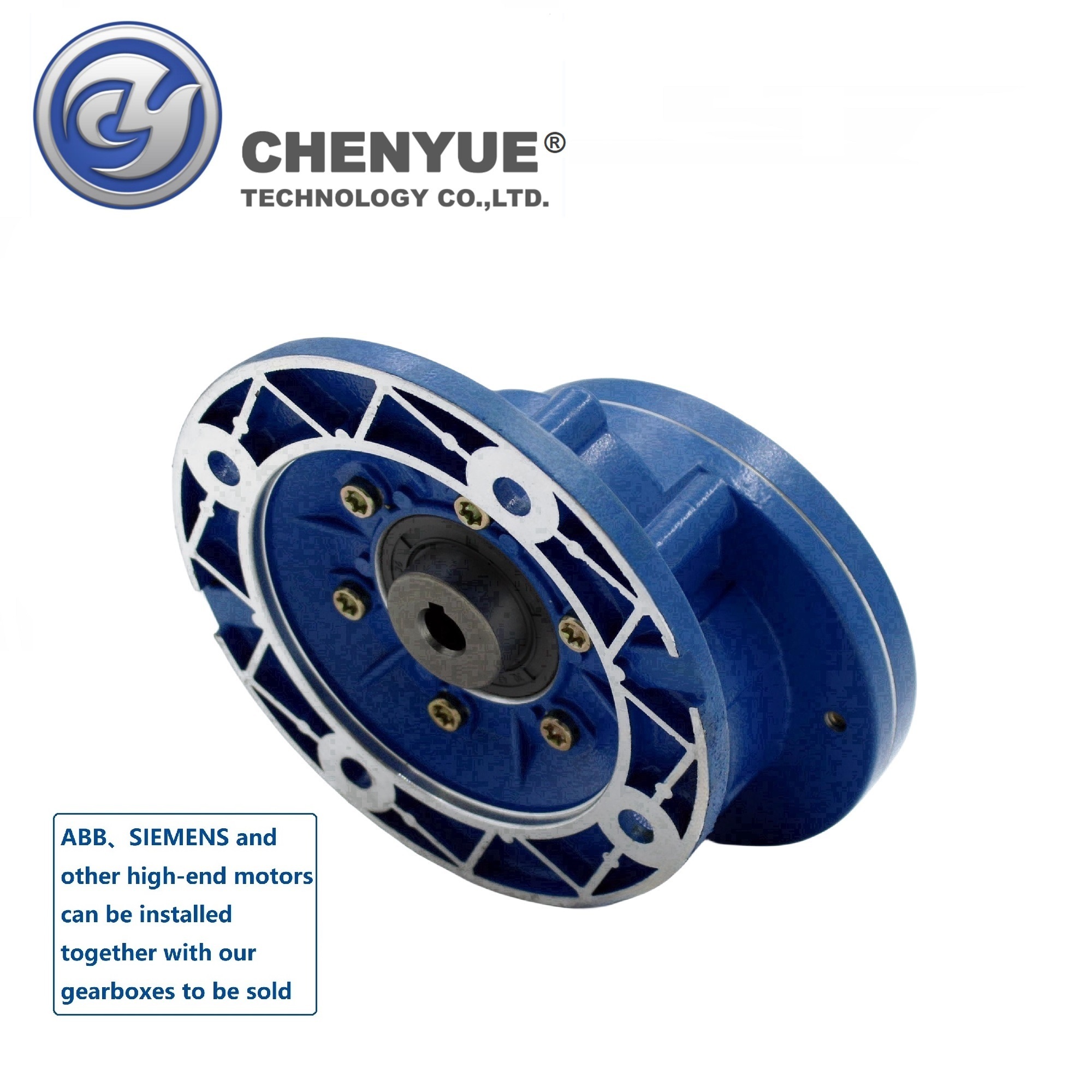 Blue Chenyue High Torque Worm Gearbox Cypc71 Input 14mm Output 14mm Non-integral Speed Ratio From 2:1 To 5:1 Free Maintenance