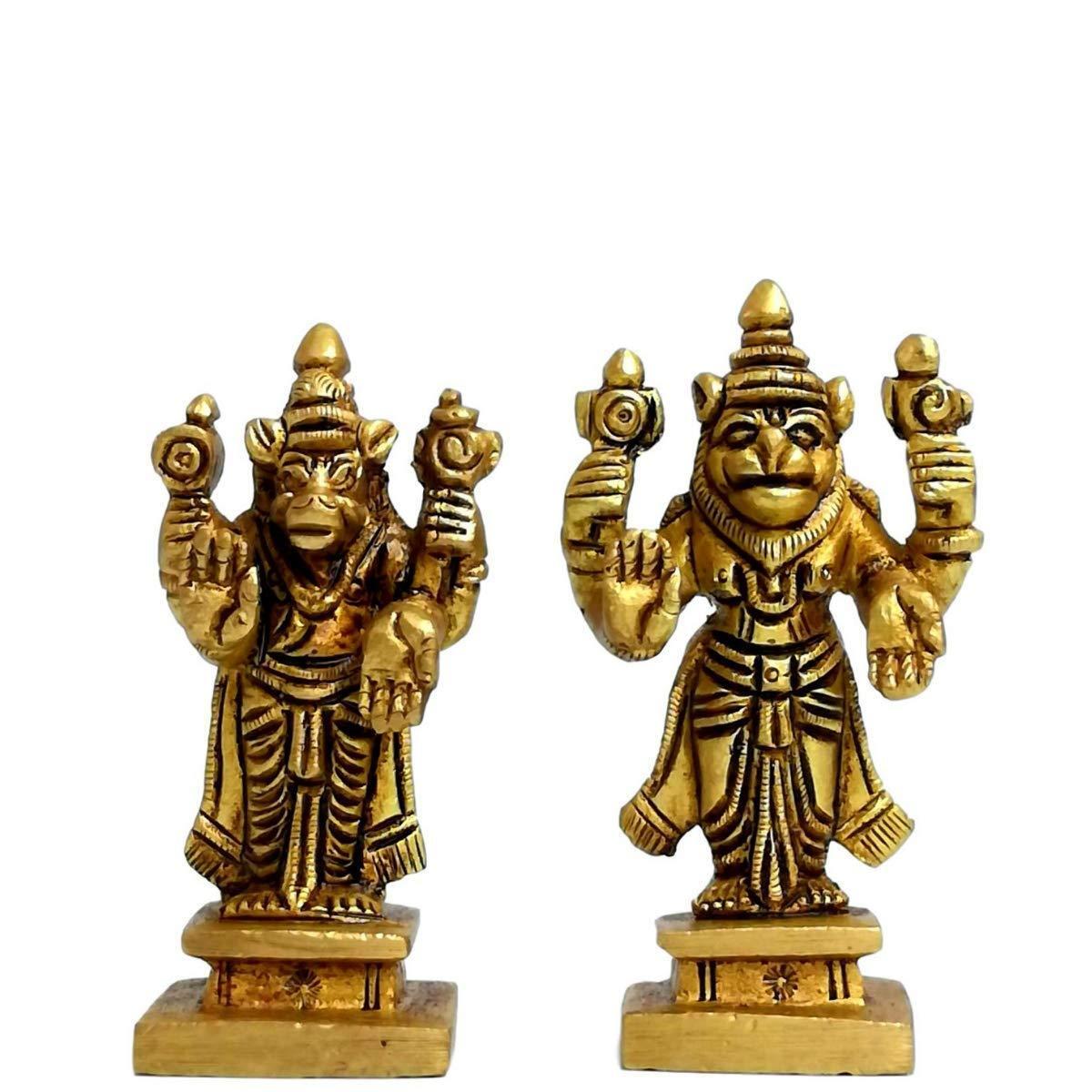 Vishnu Dashavatar Idols - Dasavatharam Of Lord Vishnu Statues Ten Incarnations Avatars - Color: Yellow