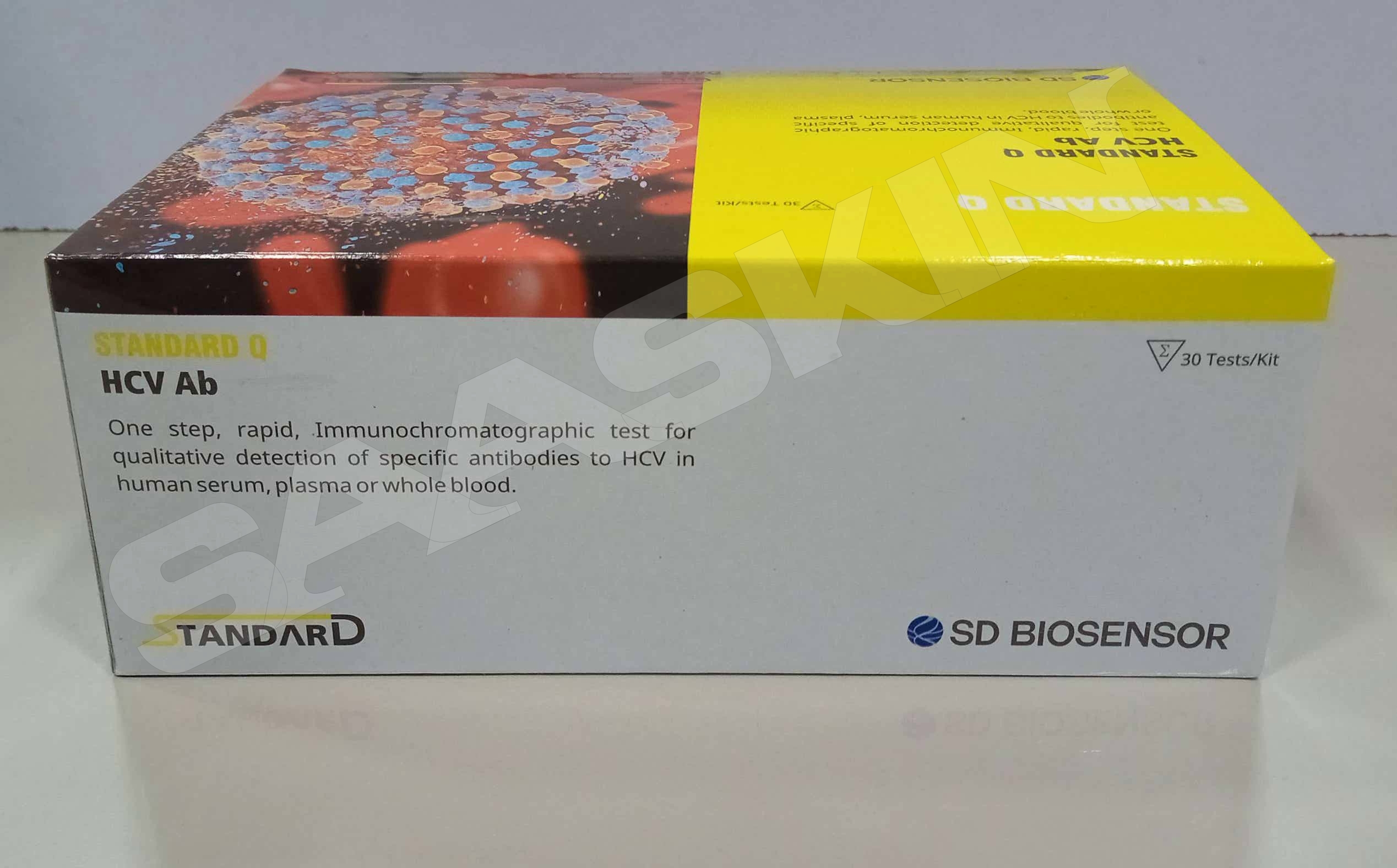 Sd Biosensor Standard Q Hcv Ab Test - Serum/plasma/wb, Qualitative Detection Of Hcv Antibodies For In Vitro Diagnostic Use