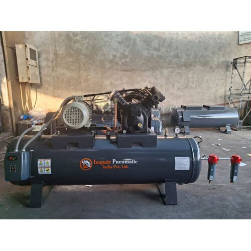 5HP पूर्ण वायु ठंडा पैलवाला वायुरोधक कम्प्रेसर