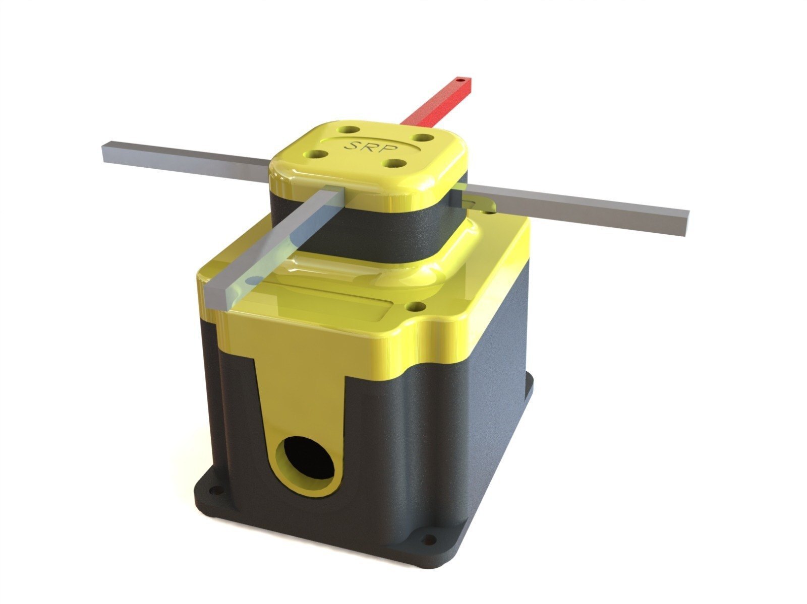 Cross Bar Position Limit Switch - Unbreakable Abs/nylon, Ip-65 Rating, 500v 20a Limit Function, Foot Mounted Horizontal Design