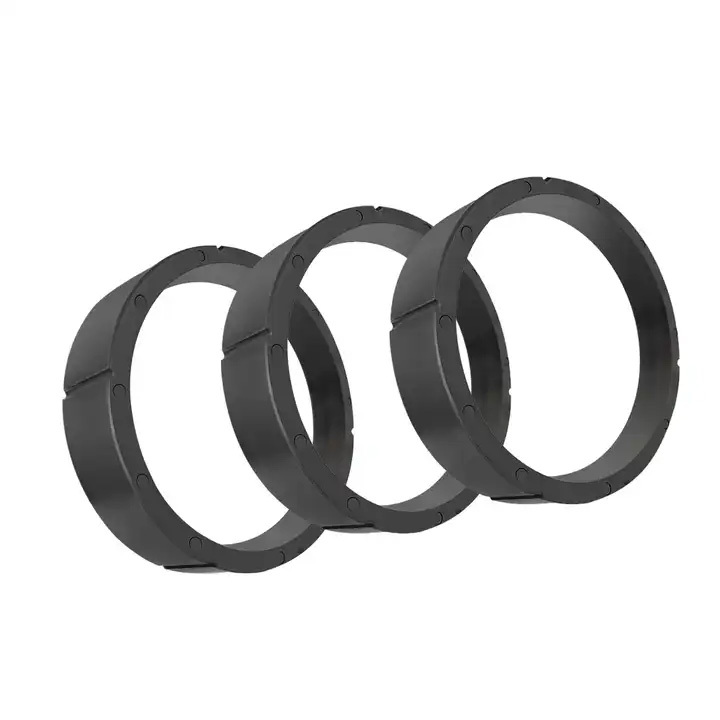 10 Poles Bonded Ferrite Ring Magnet For Bldc Ceiling Fans - Color: Black