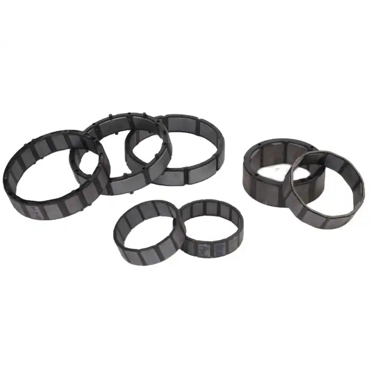 10 Poles Bonded Ferrite Ring Magnet For Bldc Ceiling Fans - Color: Black