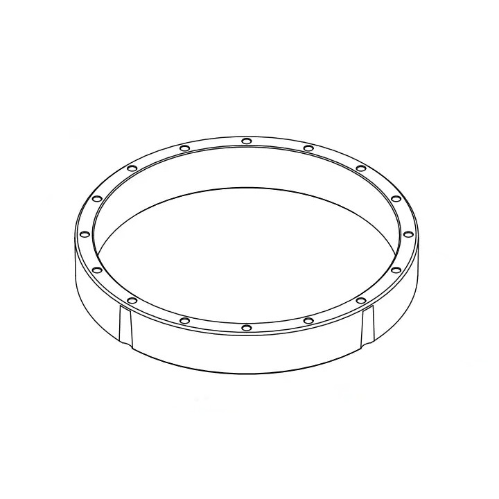 16 Poles Bonded Ferrite Ring Magnet For Bldc Ceiling Fans - Color: Black