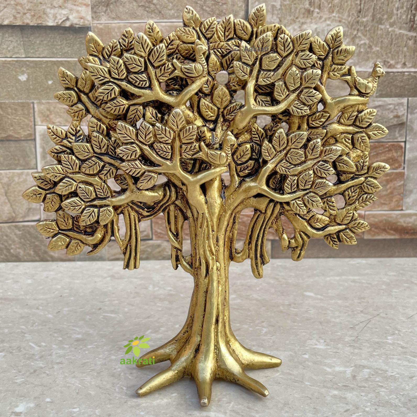 "Tree On Wall, Door In Home, Office, House, Resorts Made In Brass Metal Unique Gift Craft By Aakrati "