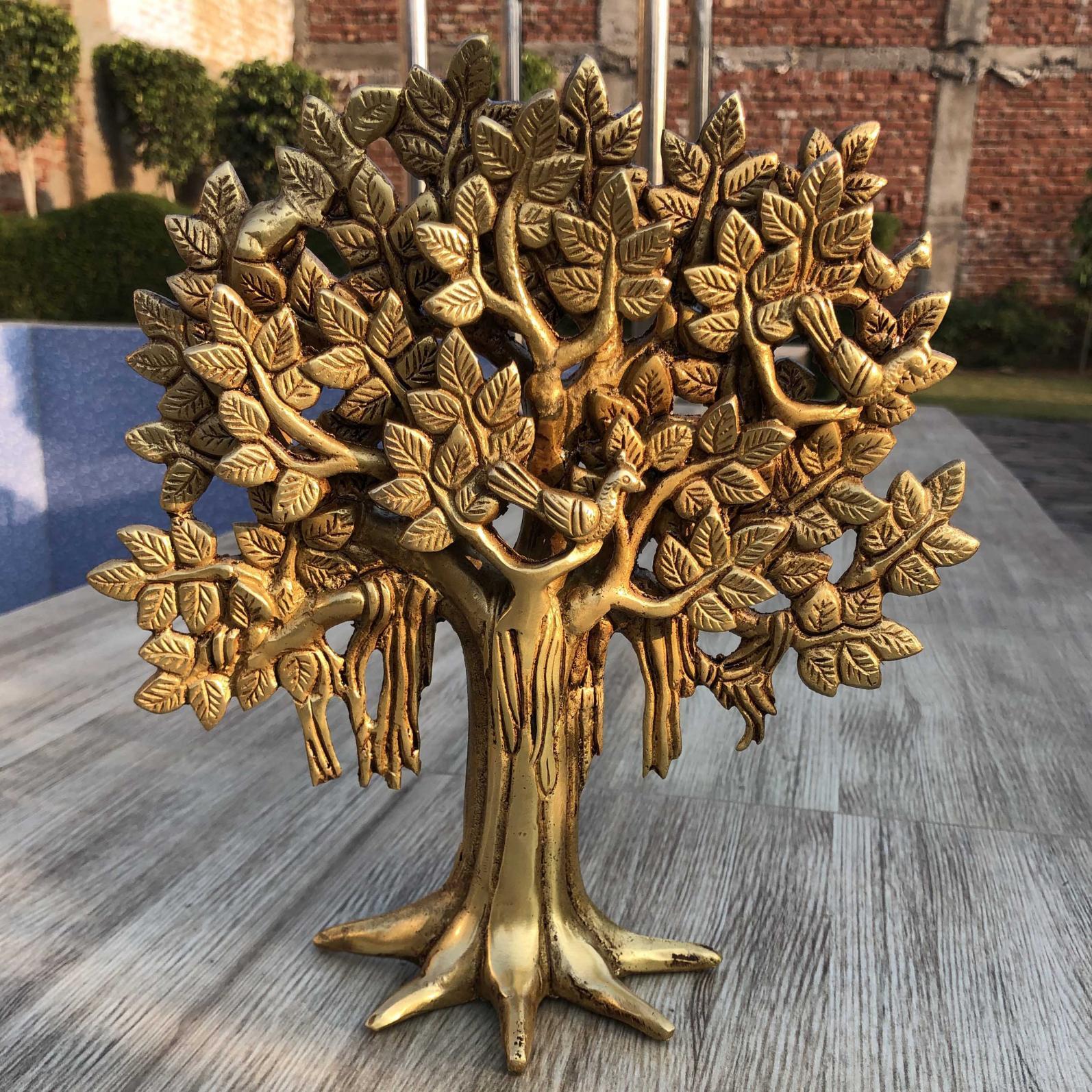"Tree On Wall, Door In Home, Office, House, Resorts Made In Brass Metal Unique Gift Craft By Aakrati "
