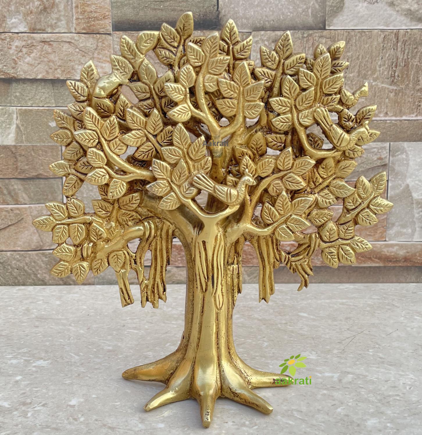 "Tree On Wall, Door In Home, Office, House, Resorts Made In Brass Metal Unique Gift Craft By Aakrati "