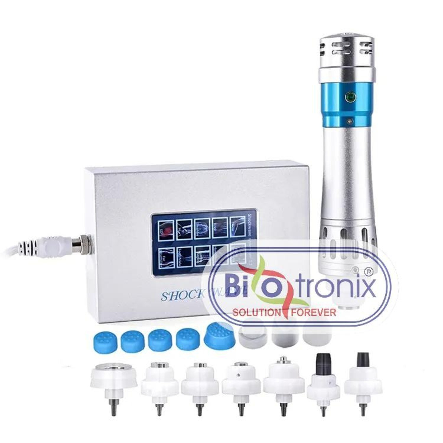 Shockwave Therapy Machine Sw18 Model, For Hospital Portable Digital Pain Relief Device - Frequency Range: 1-16