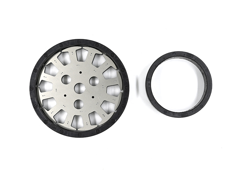 Black Bldc Ceiling Fan Permanent Magnet Bonded Ferrite Ring Magnet For Sale