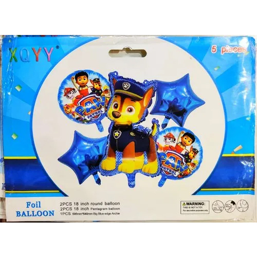 Party Foil Balloon - Durable High-Quality Foil Material | Multicolor Designer Shape with Unique Printed Patterns, Ideal for Any Celebration