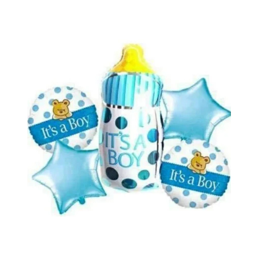 Printed Party Foil Balloon - Multicolor Printed Design , Non-Toxic Material, Normal Air Inflation, Ideal for Celebrations & Events