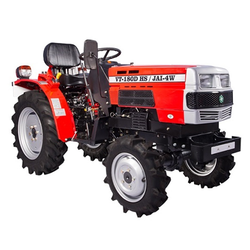 Vst Shakti Vt-180D Hs-Jai-4W Tractor - Color: Red