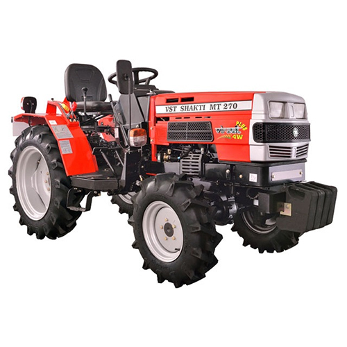 Vst Shakti Mt 270 Tractor - Color: Red