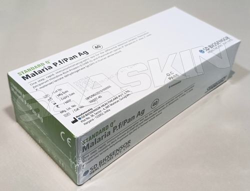 Sd Biosensor Standard Q Malaria P.f/pan Ag - Immunochromatographic Assay For Plasmodium Detection Whole Blood Test New Condition