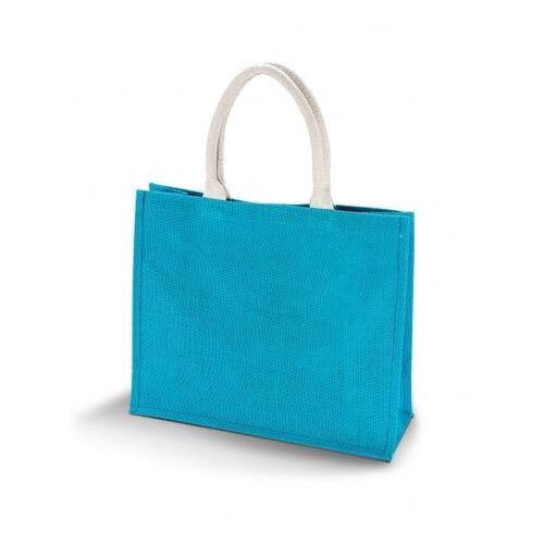 Jute Carry Bags - Eco-Friendly, Standard Size, Available in Various Colors | Plain Design with Flexiloop Handle for Shopping