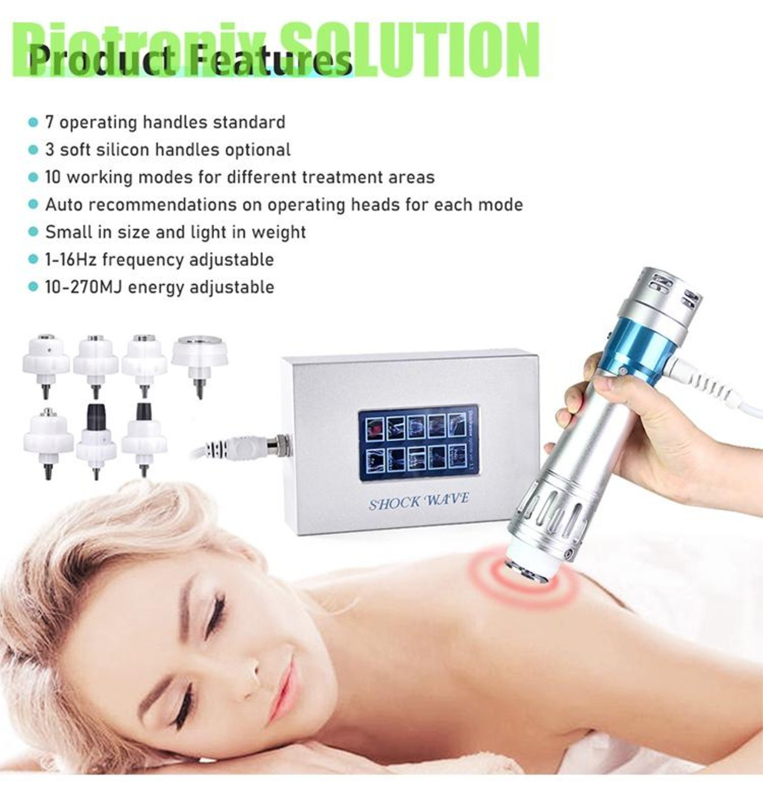 Electromagnetic  Equipment Portable Eswt Treatment, For Hospital Shockwave Therapy