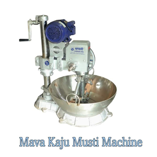 Mava Kaju Musti Machine - Stainless Steel, High Efficiency with Manual and Automatic Control | Smooth Mava Blending for Kaju Mawa Barfi Production