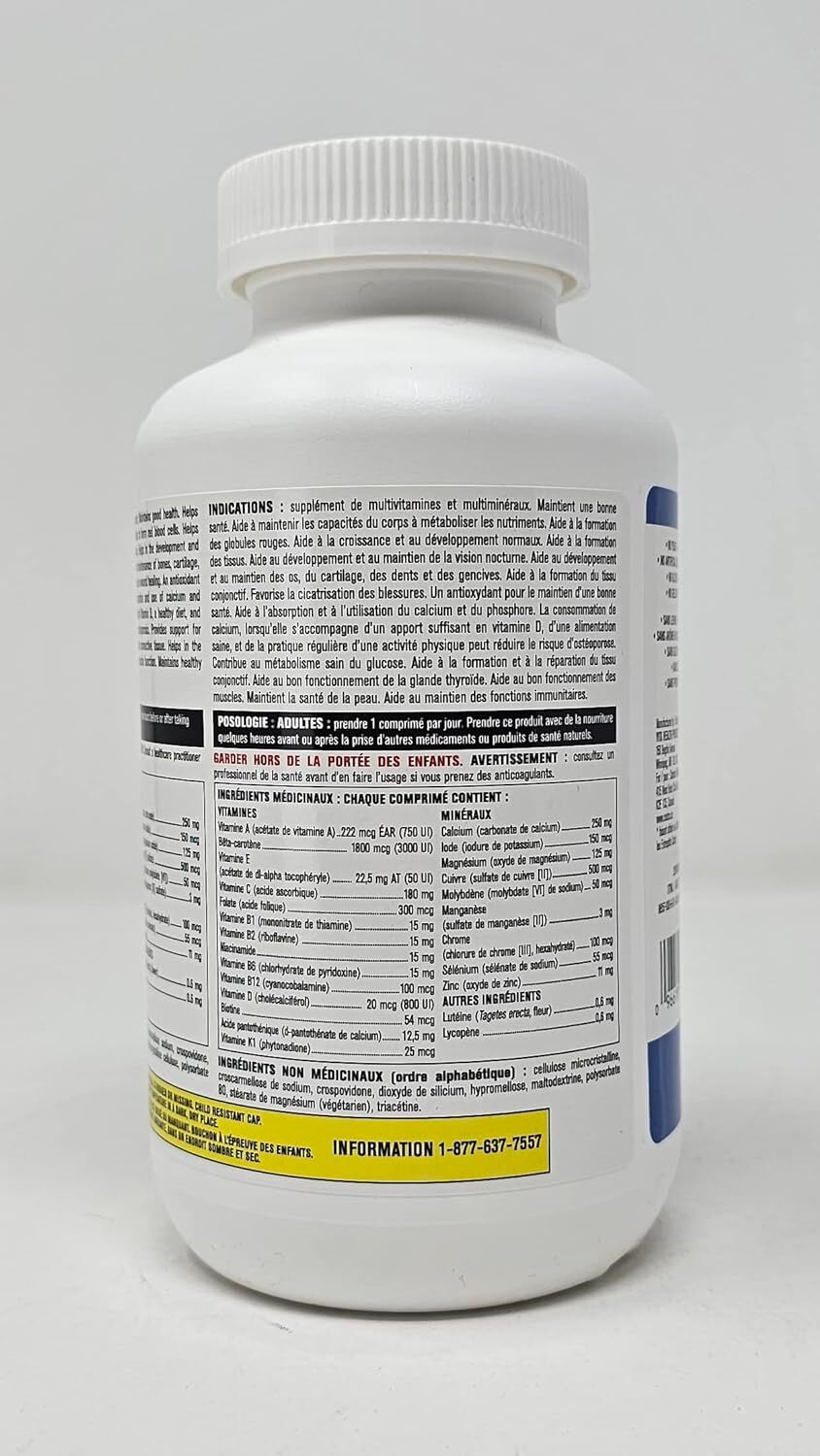 Kirkland Signature Men 50+ Multivitamin, 365 Tablets