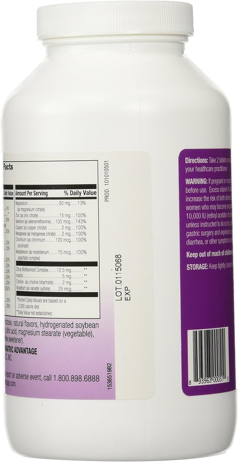 Bariatric Advantage Essential Multivitamin Without Iron