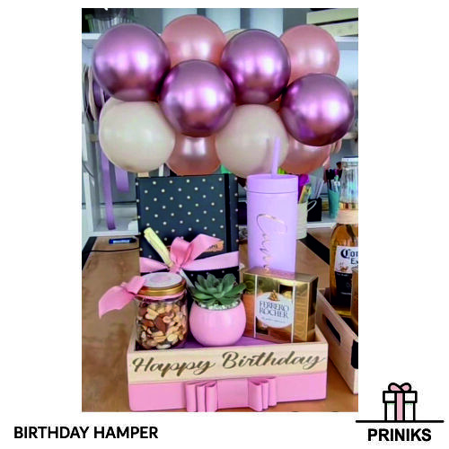 Birthday Hamper - Thermocol Base | Unique Indian Gift Basket Without Handle