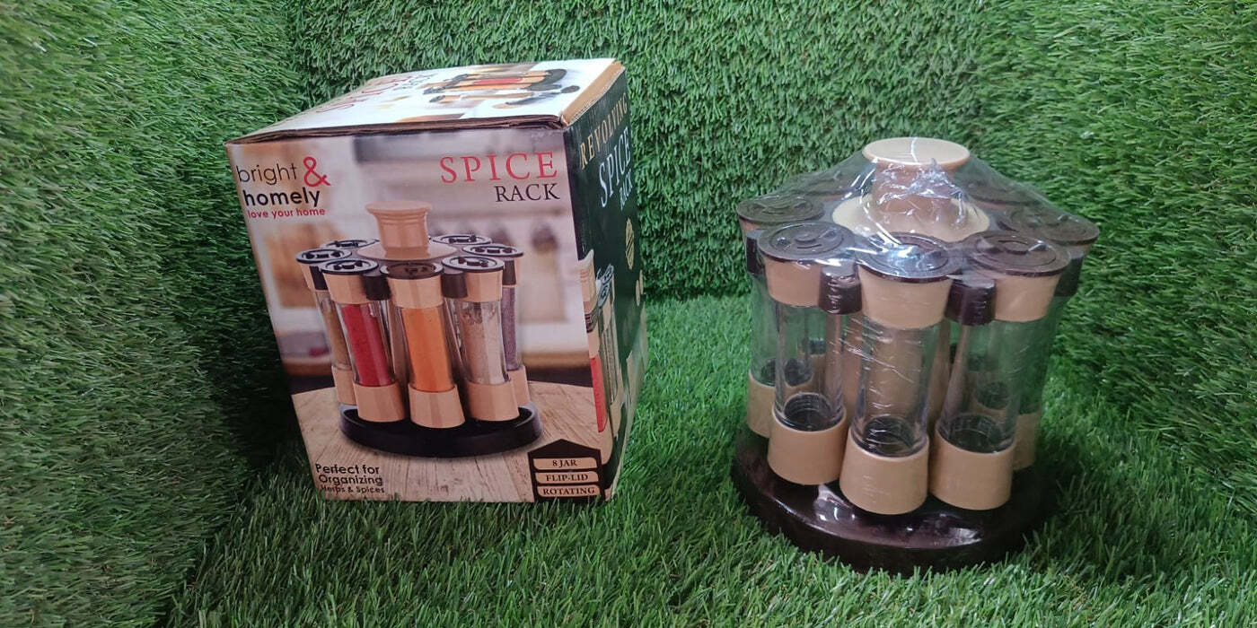 8 Spice Jars With 120 Ml - Application: Kitchen