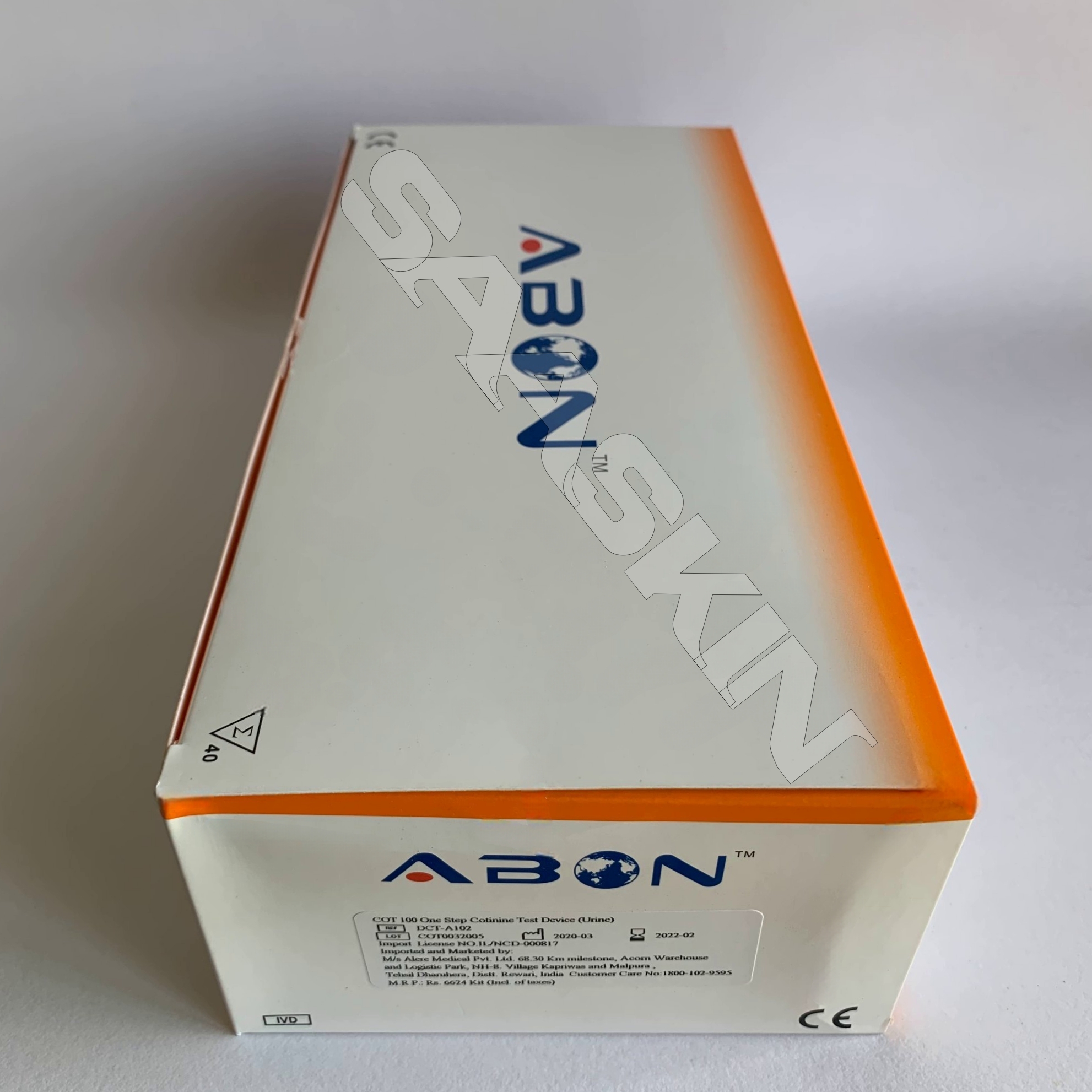 Abbott Abon Cot One Step Cotinine Test Device Urine