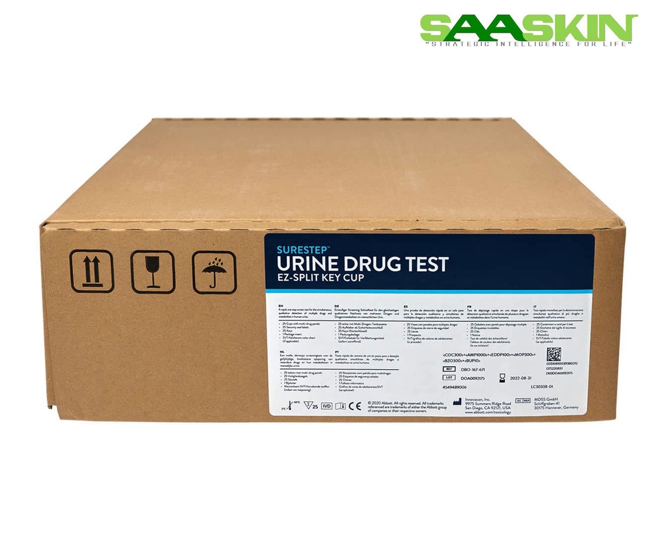 Abbott Surestep Urine Drug Test E-z Split Key Cup