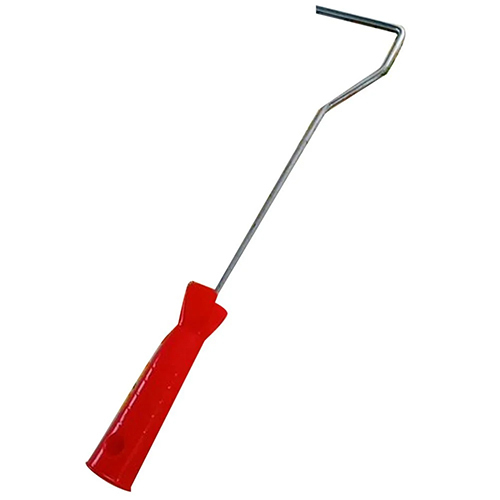 Paint Roller Handle - Durable High-Quality 4 Inch Red Tool | Strong Grip for Industrial and Commercial Use