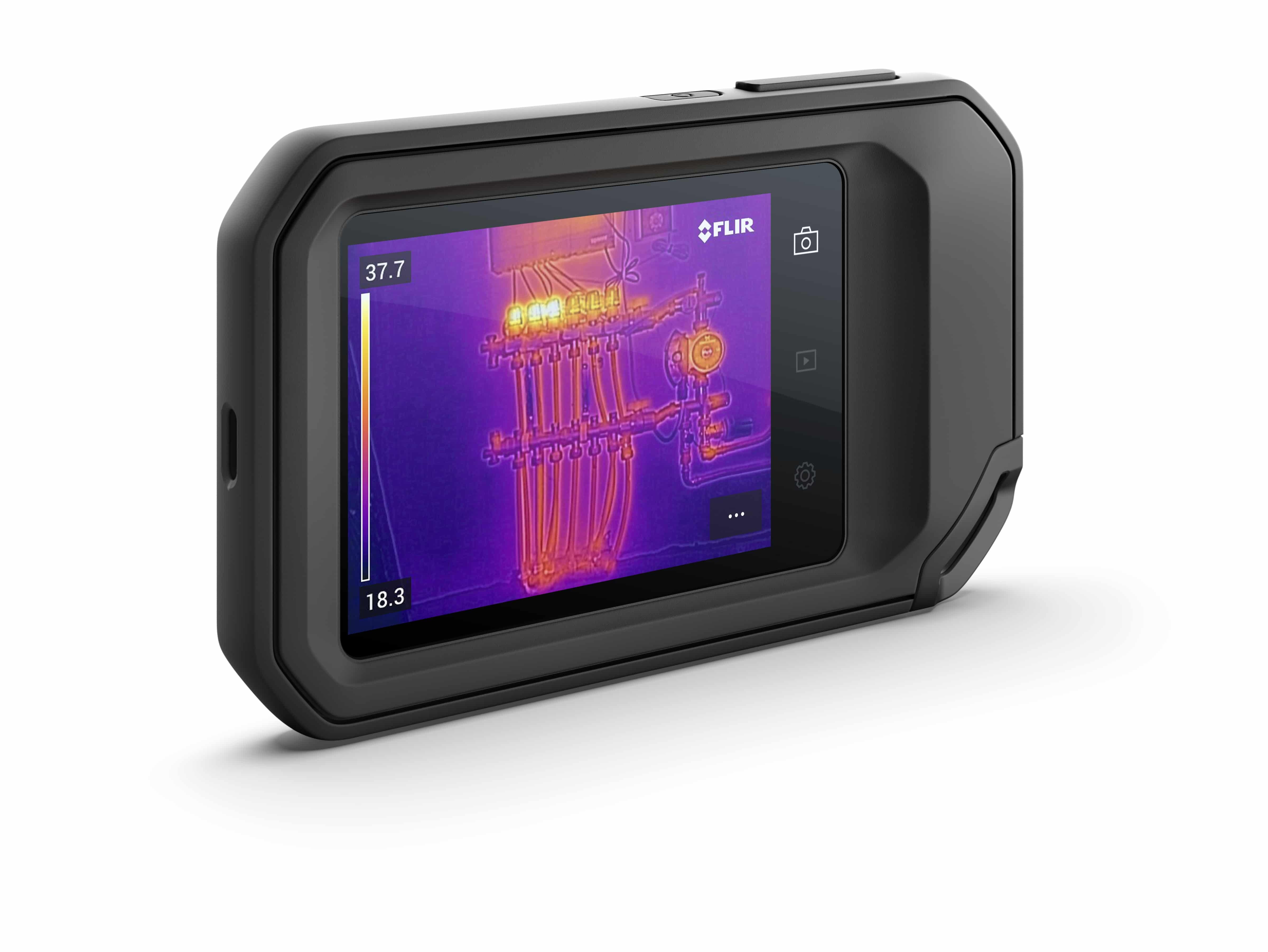 Compact Thermal Imager - Ir Resolution 128x96 Pixels, 5 Mp Visual Camera, Msx Imaging, Wi-fi Connectivity, Internal Memory