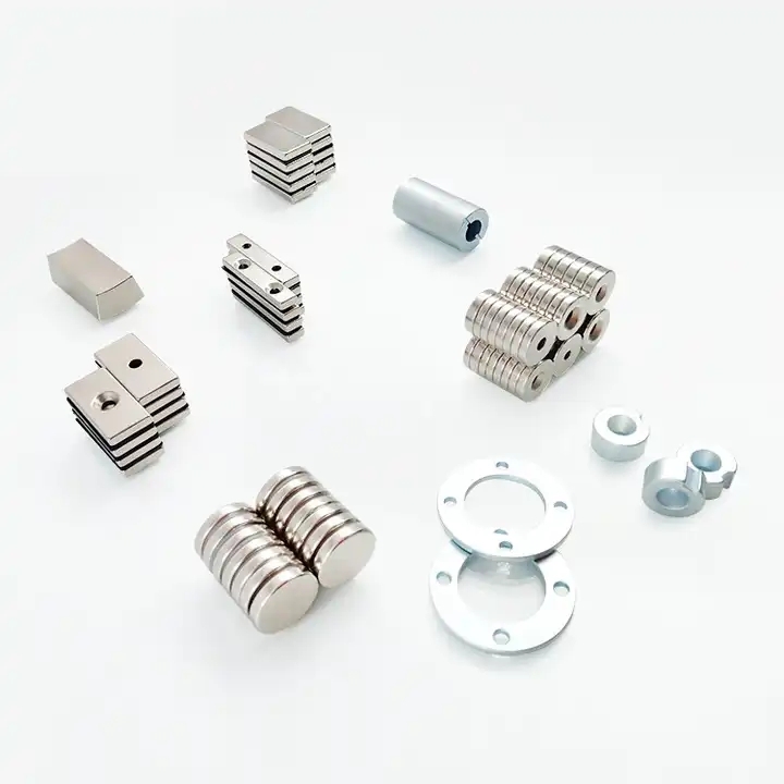 Sintered Neodymium Ndfeb Magnet Block With Countersunk Hole - Application: Door Catches