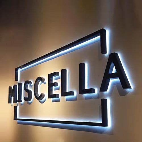 Light Box - Acrylic and Stainless Steel, Customized Size and Color | LED Lighting for Decoration in Shops, Restaurants, Offices, and More