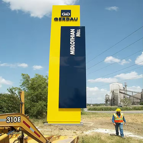 Pylon Signage - Body Material: Acylic
