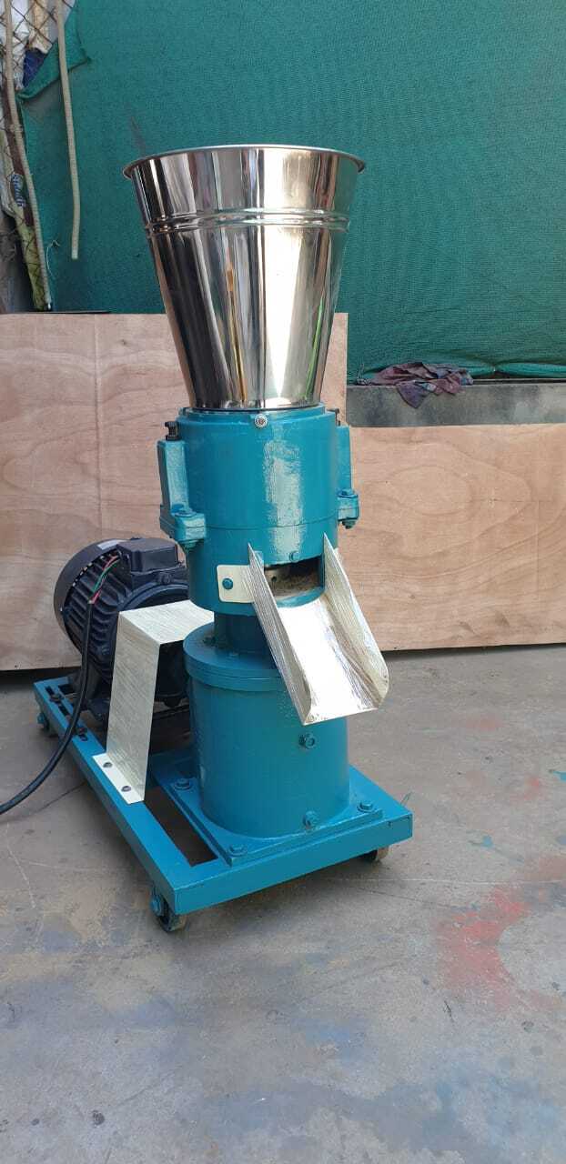 Pashu Ahaar Pellet Machine - 10 Hp, Blue Color | Automatic Operation, High Performance For Animal Feed Business