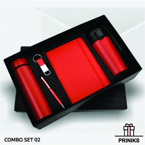 New Employee Joining Kit - Cappa Board & Paper, 15x10 Inch Rectangle Gift Box With Custom Logo Printing - 5 In 1 Combo Set For Corporate Gifts & Promotions