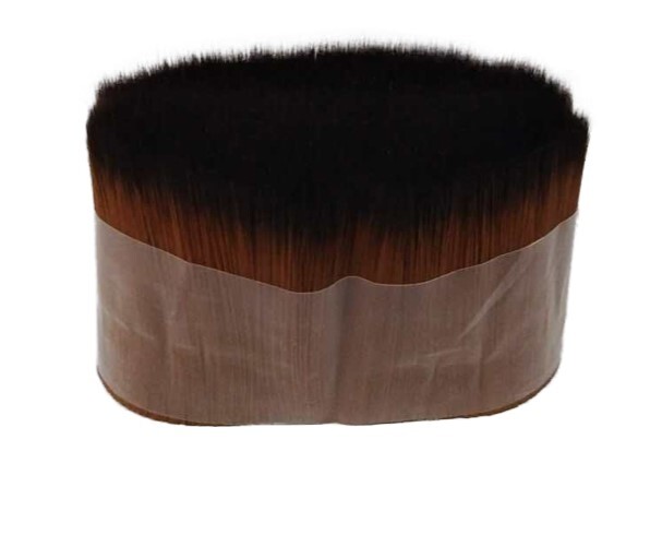 Brown Tip Pbt Synthetic Filament For Make Up Brush