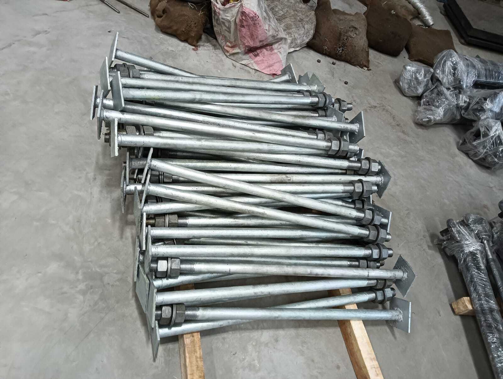 Ht Stud Foundation Bolt - Grade 4.6, 12mm Size Onwards | Industrial Usage, High Strength Steel For Enduring Performance