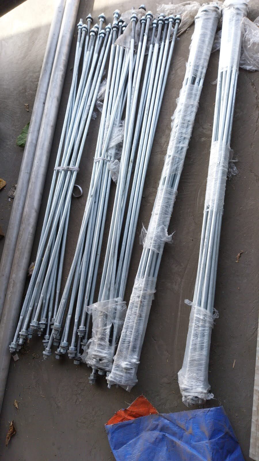 Ht Stud Foundation Bolt - Grade 4.6, 12mm Size Onwards | Industrial Usage, High Strength Steel For Enduring Performance