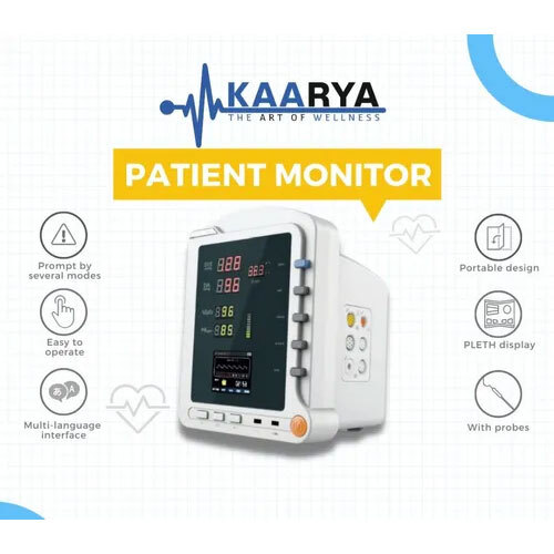 Kaarya Two Para CMS 5100 मरीज मॉनिटर