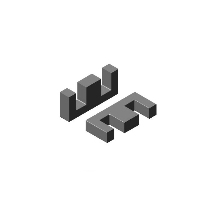 Permanent Magnetic Core E Shape Ferrite Core Magnet - Ferrite Material, Customized Shape, Black Color | Applications: Transformers, Inductors, Sensors, Solenoids, Chokes