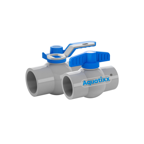 Agriculture Pvc Ball Valve - Pp Material, Size Range 1/2" To 8", Black Color, Working Pressure 10 Kg/cm2 | Ideal For Water Media, Efficient Flow Control